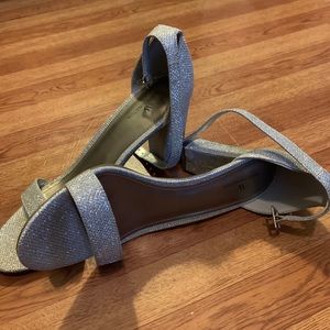 Silver Sparkly Heels